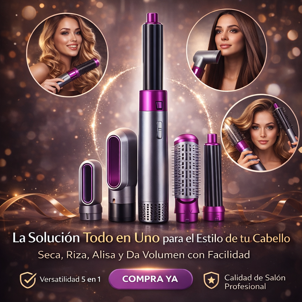 Secador de pelo Pro 5 en 1